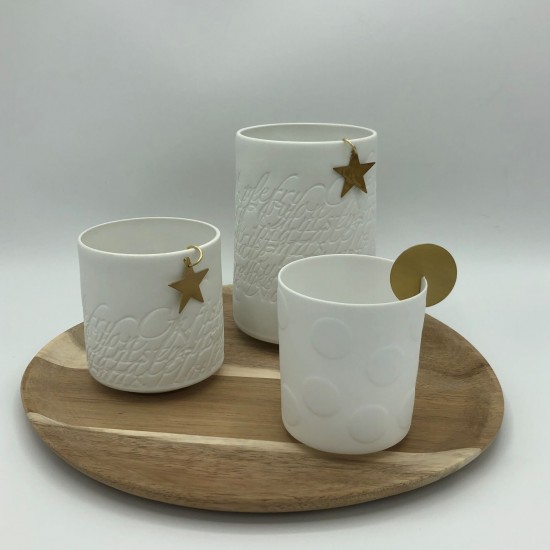 Poetry light brass star small