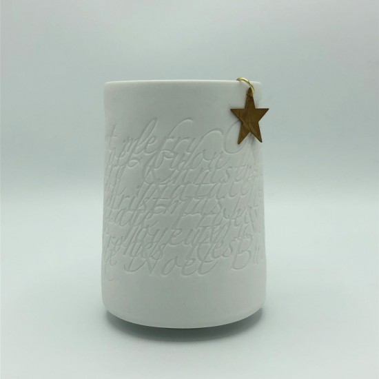 Poetry light brass star large