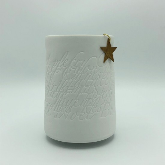 Poetry light brass star large