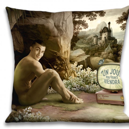 Cushion cover Un Jour mon...