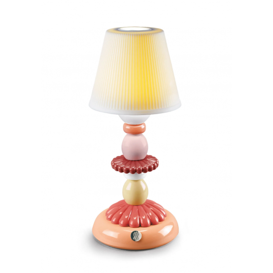 Lotus Firefly table lamp coral
